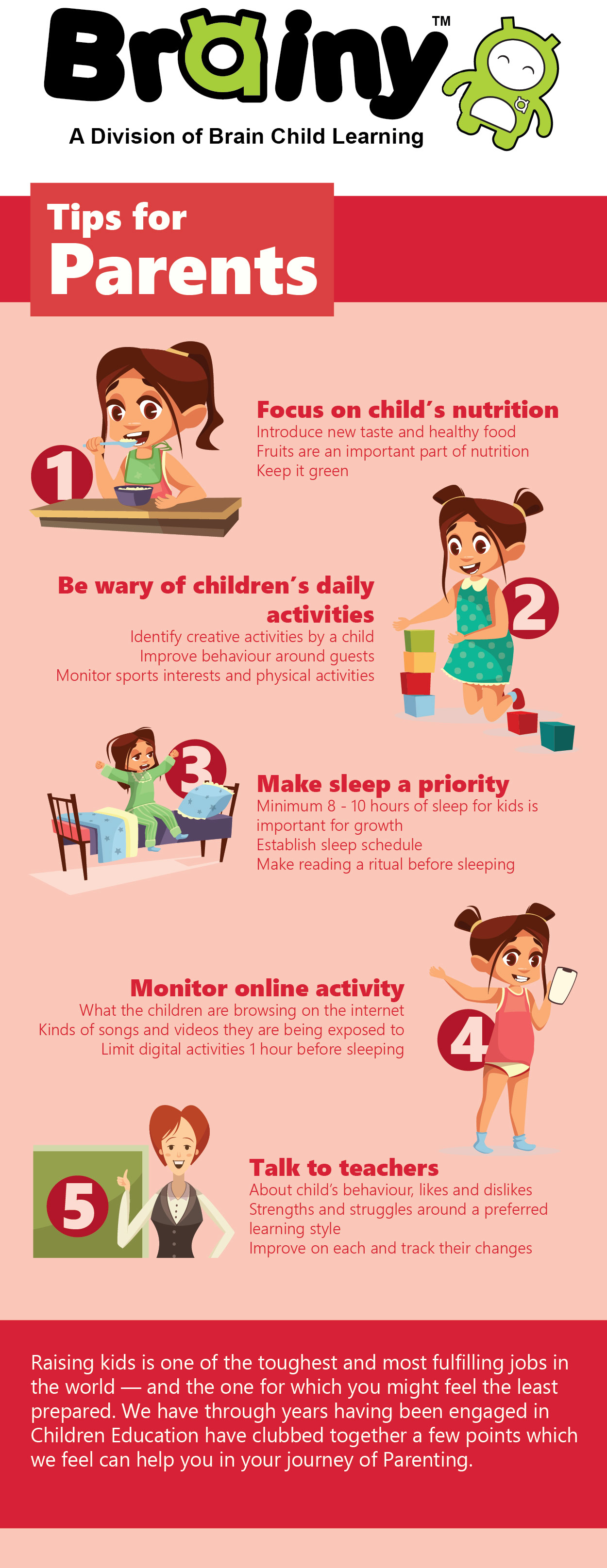 Tips For Parents For Better Parenting [Infographic]